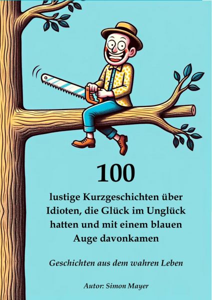 100 lustige Kurzgeschichten über Idioten, die Glück im Unglück hatten und mit einem blauen Auge davo