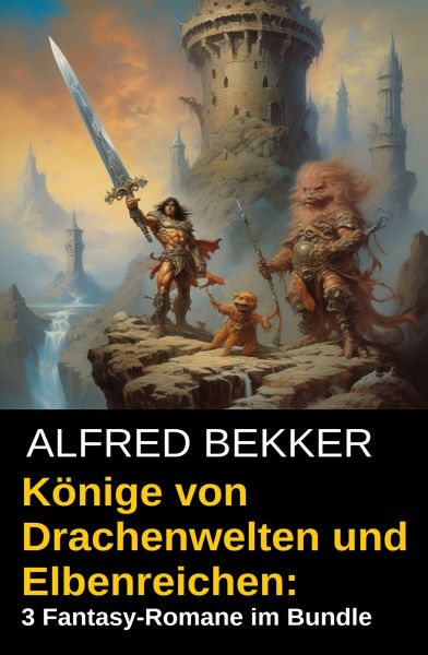 Könige von Drachenwelten und Elbenreichen: 3 Fantasy-Romane im Bundle