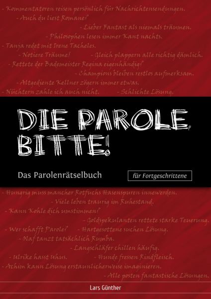 Die Parole, bitte!