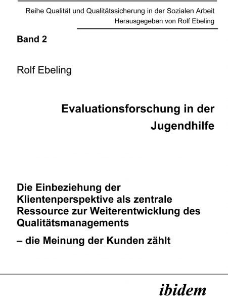 Evaluationsforschung in der Jugendhilfe