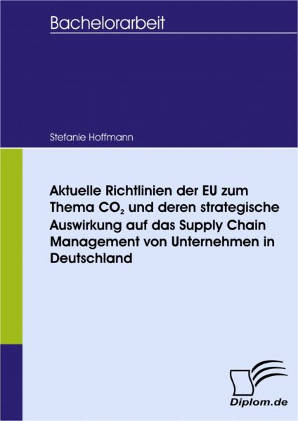 Aktuelle Richtlinien der EU zum Thema CO2 und deren strategische Auswirkung auf das Supply Chain Man