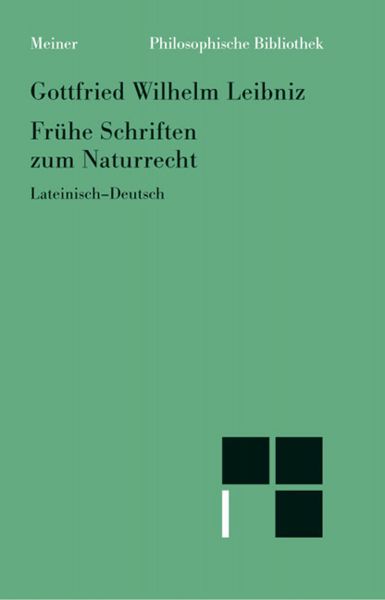 Frühe Schriften zum Naturrecht