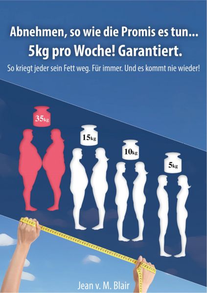 Abnehmen, so wie die Promis es tun… 5kg pro Woche! Garantiert.