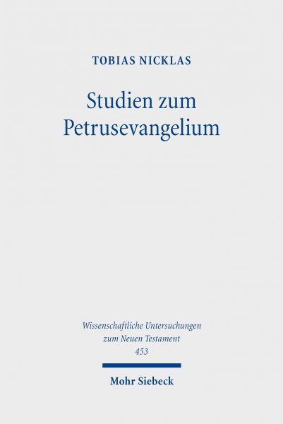 Studien zum Petrusevangelium