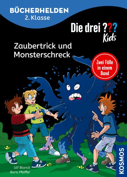 Die drei ??? Kids, Bücherhelden 2. Klasse, Doppelband 1, Zaubertrick und Monsterschreck (drei Fragez