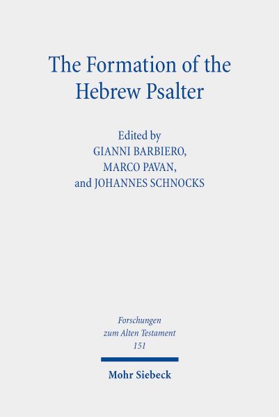 The Formation of the Hebrew Psalter