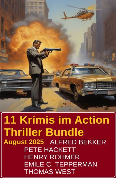 11 Krimis im Action Thriller Bundle August 2025