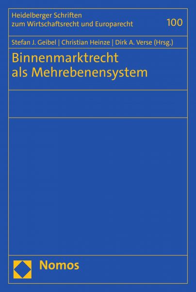 Binnenmarktrecht als Mehrebenensystem