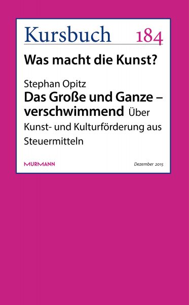 Das Große und Ganze – verschwimmend