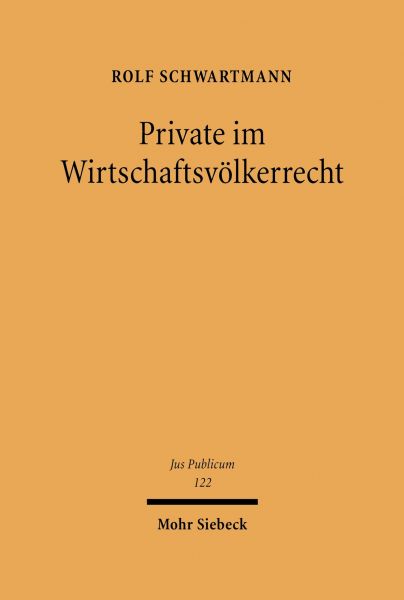 Private im Wirtschaftsvölkerrecht