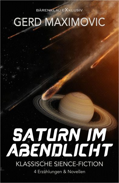 Saturn im Abendlicht – Klassische Science-Fiction