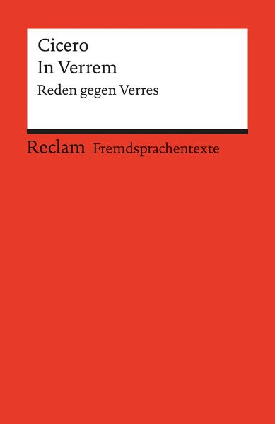 In Verrem. Reden gegen Verres (Fremdsprachentexte)