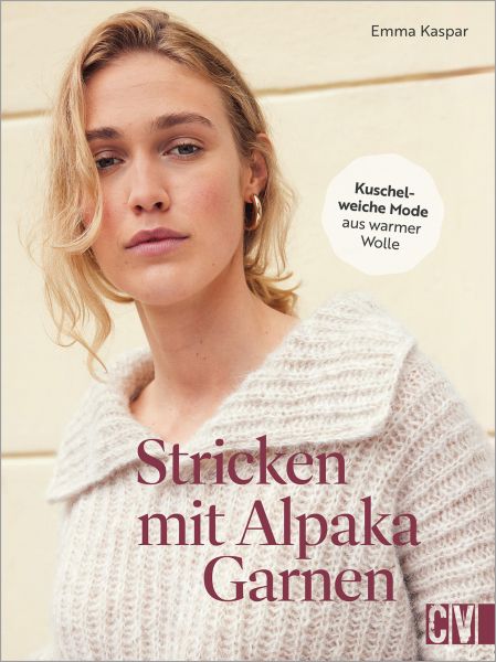 Stricken mit Alpaka-Garnen