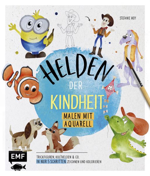 Helden der Kindheit – Malen mit Aquarell