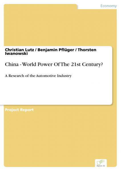 China - World Power Of The 21st Century?