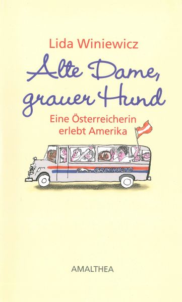 Alte Dame, grauer Hund