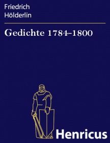 Gedichte 1784-1800