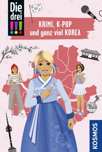 Die drei !!!, Krimi, K-Pop und ganz viel Korea (drei Ausrufezeichen)