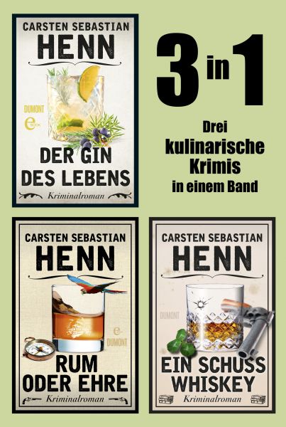 Der Gin des Lebens, Rum oder Ehre & Ein Schuss Whiskey - 3in1