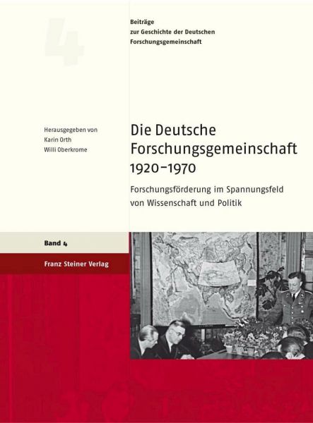 Die Deutsche Forschungsgemeinschaft 1920-1970