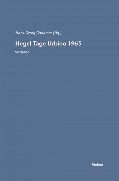 Hegel-Tage Urbino 1965